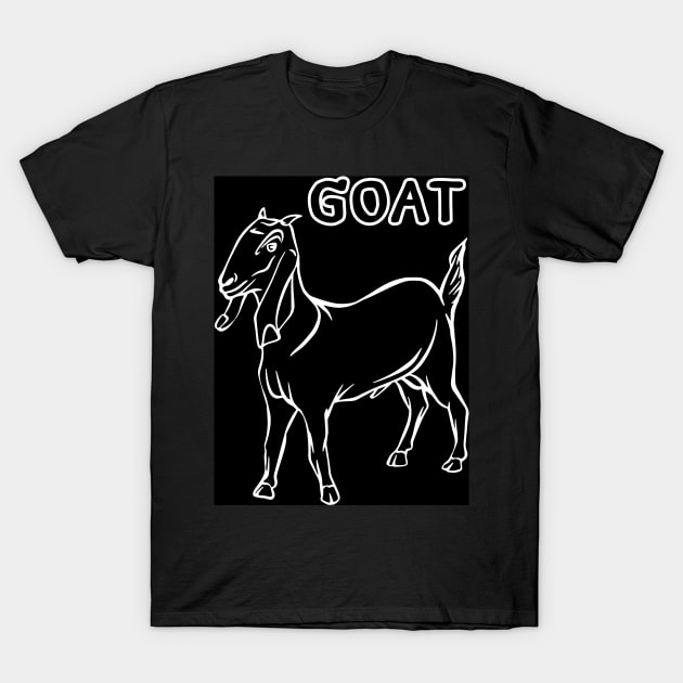 GOAT T-Shirt by Crystal6789